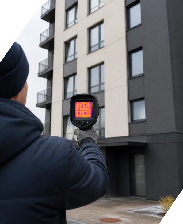 Тепловизионное обследование зданий в Чистополе от 5120 р. | ЭкспертизаРоссия