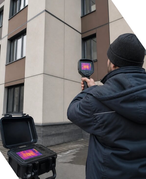 Тепловизионное обследование зданий и сооружений в Чистополе